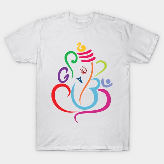 Lord Ganesha T-Shirt by FK-UK